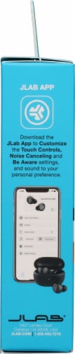 JLab® Audio Go Pop ANC True Wireless Earbuds - Black Perspective: left
