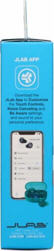 JLab Audio Go Pop ANC True Wireless Earbuds - Teal Perspective: left