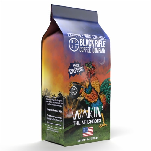Black Rifle® Wakin' the Neighbors™ Extra Caffeine Medium Roast Ground Coffee Perspective: left