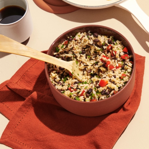 Daily Harvest Gluten-Free Cilantro Brown Rice + Black Bean Grains 16 oz Perspective: left