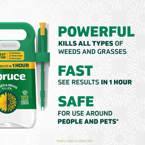 Spruce Weed Killer and Grass Killer Refill Perspective: left