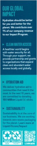 Liquid I.V.® Hydration Multiplier® Electrolyte Orange Vanilla Dream Drink Mix Packets Perspective: left