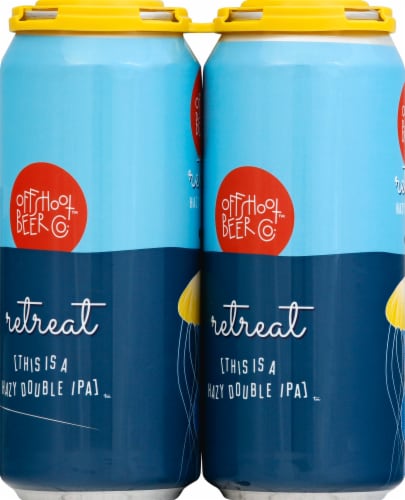 Offshoot Retreat Hazy Double IPA Perspective: left