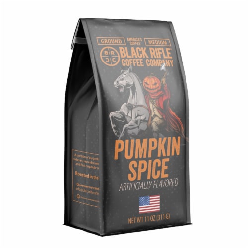 Black Rifle® Pumpkin Spice Ground Coffee - Medium Roast Perspective: left