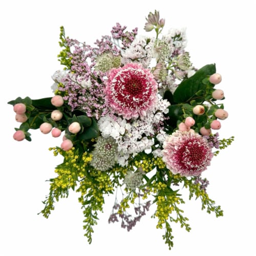 English Countryside Bouquet Perspective: left