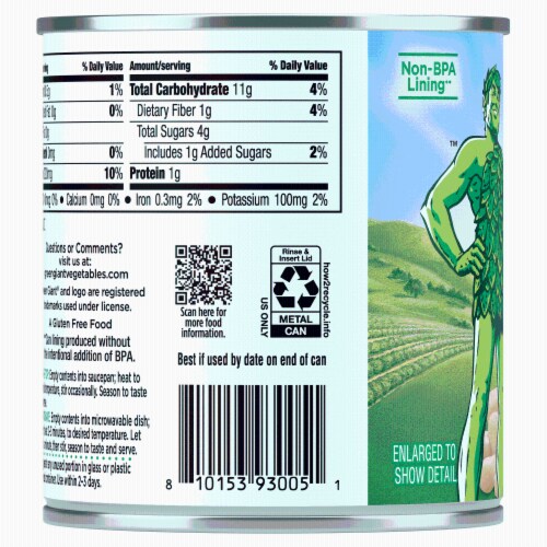 Green Giant® Steam Crisp White Shoepeg Corn Perspective: left