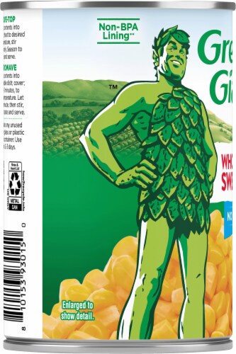 Green Giant® Whole Kernel No Salt Sweet Corn Perspective: left