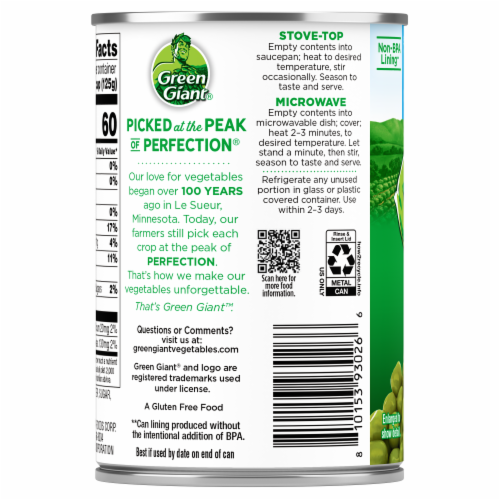 Green Giant® Sweet Peas Perspective: left