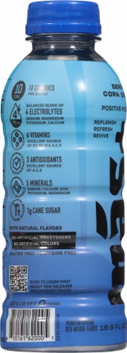 Mas+ By Messi™ Berry Copa Crush Electrolyte Drink Bottle Perspective: left