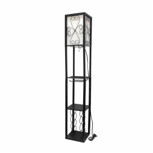 Simple Designs Metal Basic Flexible Neck Desk Lamp in Silver with Silver Shade Perspective: left