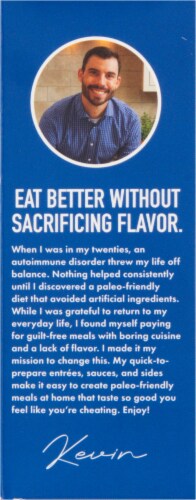 Kevin's Natural's Foods Seasoned Chicken With Lemon Herb Sauce Perspective: left