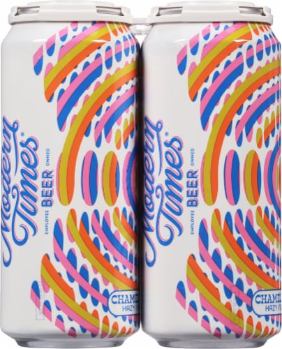 Modern Times® Chameleon Suit Hazy India Pale Ale Beer Cans Perspective: left