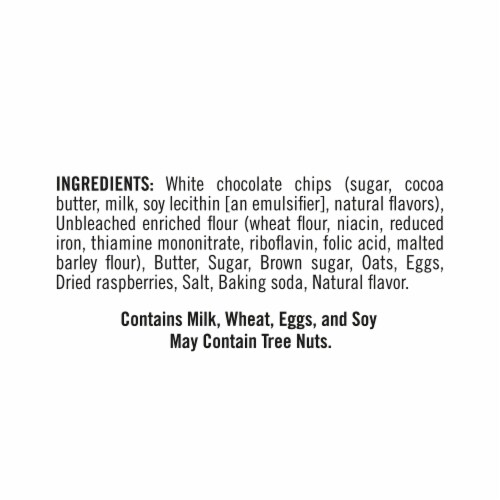 Tate's Bake Shop White Chocolate Raspberry Cookies Limited Edition Perspective: left