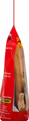 Savory Prime Treat Pork Skin Twists Natural Smoked Flavor Beggar Bones Perspective: left