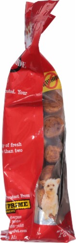 Savory Prime Treat Pork Skin Twists Natural Smoked Flavor Beggar Bones Perspective: left