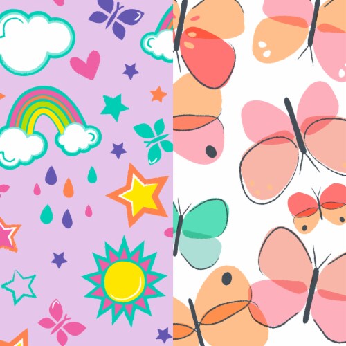The Honest Co. Size 6 Strawberries + Bunnies Print Diapers Perspective: left