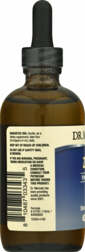 Dr. Mercola 15 mg Apple Juice-Flavored Liquid Zinc Drops Perspective: left