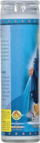 St. Jude Candle Company Maria Milagrosa Candle Perspective: left