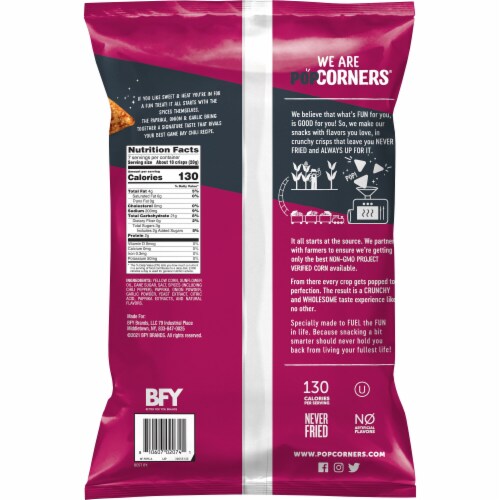 PopCorners® Sweet Chili Popped Corn Chips Perspective: left