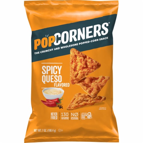 PopCorners® Spicy Queso Popped Corn Chips Perspective: left