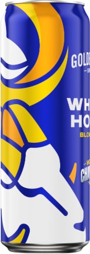 Golden Road Brewing LA Rams Whose House Blond Ale Perspective: left