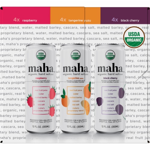 maha Seltzer Hard Seltzer Variety Pack Perspective: left