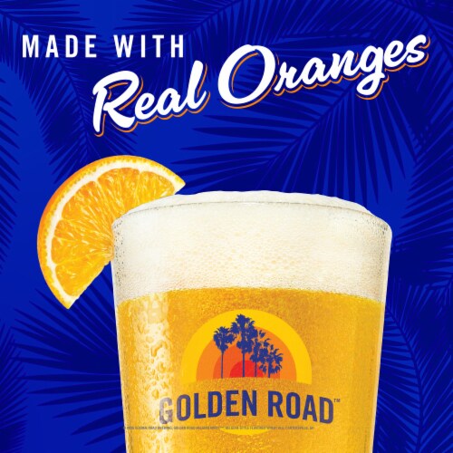 Golden Road Craft Belgian White Beer Perspective: left
