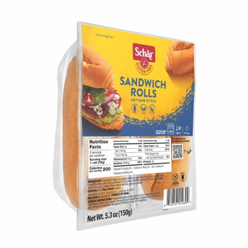 Schar Gluten Free Sandwich Roll Perspective: left