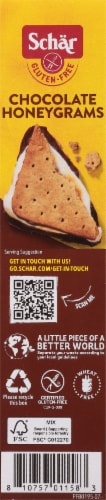 Schar Chocolate Honeygram Cookies Perspective: left