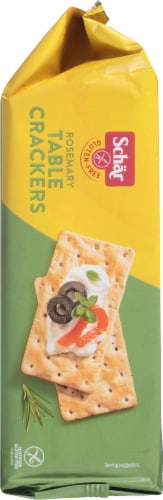 Schar Gluten Free Rosemary Table Crackers Perspective: left