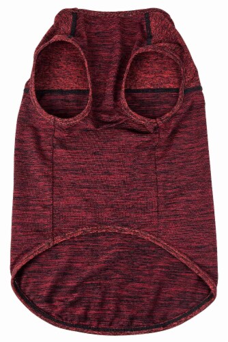 Pet Life Active Aero-Pawlse Heathered Quick-Dry Performance Dog Tank Top T-Shirt Perspective: left