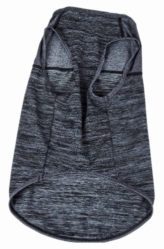 Pet Life Active Aero-Pawlse Heathered Quick-Dry Performance Dog Tank Top T-Shirt Perspective: left