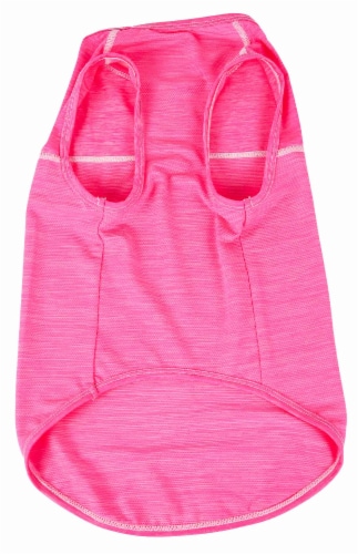 Pet Life Active Aero-Pawlse Heathered Quick-Dry Performance Dog Tank Top T-Shirt Perspective: left