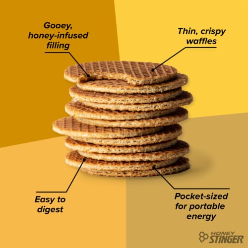 Honey Stinger® Honey Energy Waffle Perspective: left