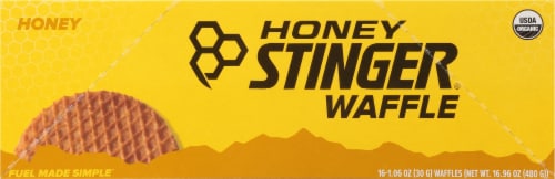 Honey Stinger® Honey Waffles Perspective: left