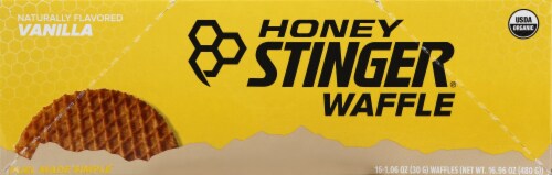 Honey Stinger® Vanilla Waffles Perspective: left