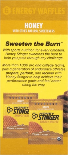 Honey Stinger® Organic Honey Waffle Perspective: left