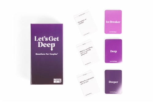 What Do You Meme? Let's Get Deep Card Game Perspective: left