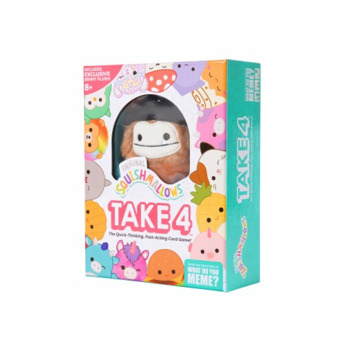 What Do You Meme? The Original Squishmallows™ Take 4™ Card Game Perspective: left