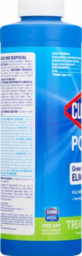 Clorox Pool & Spa Green Algae Eliminator Perspective: left