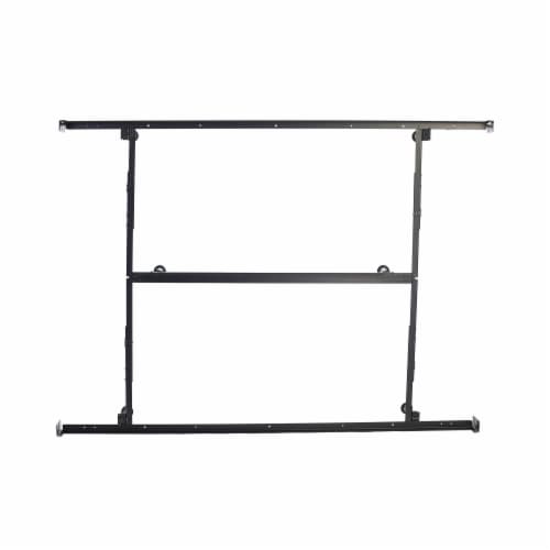 Hollywood Bed Frame Headboard & Footboard Bed Frame Twin/Full with 4-Glides Perspective: left