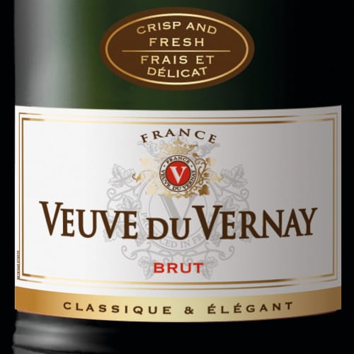 Veuve du Vernay Brut Sparkling France Wine Perspective: left