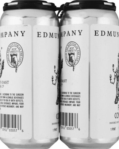 Edmunds Oast Pales In Comparison Double Dry Hopped American Pale Ale Perspective: left