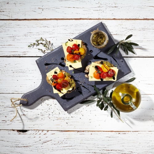 Violife Just Like Smoked Provolone Slices, Dairy-Free Vegan Perspective: left