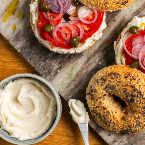 Violife 100% Vegan Cream Cheese Alternative Perspective: left