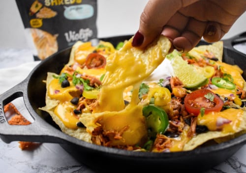 Violife Vegan Just Like Colby Jack Shreds Perspective: left