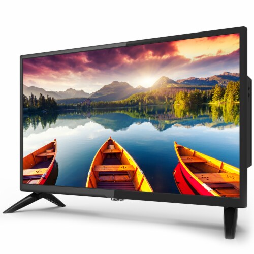 Impecca 24-Inch LED HD TV, 720p,  Full-function Remote control included Perspective: left