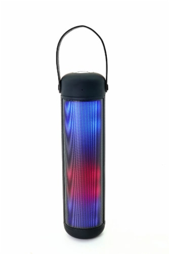 2-PACK Mini Tower Speaker, Pair two speakers Wirelessly Perspective: left