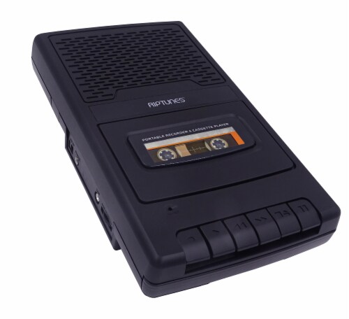 Riptunes Cassete Player And Recorder, Black Perspective: left