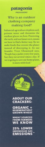 Patagonia Provisions® Organic Crackers Rosemary Garlic Perspective: left